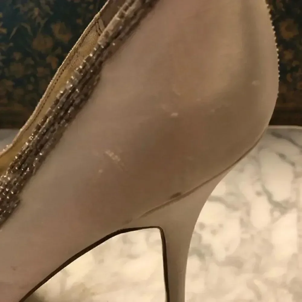 DSW x Disney Beaded Satin Cinderella Pumps Size 8.5